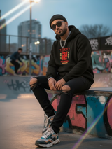 Black Tokyo Manji Revengers Printed Hoodie (Unisex)