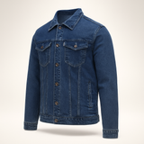 Blue Two Pockets Denim Jacket