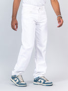 White denim jeans 
