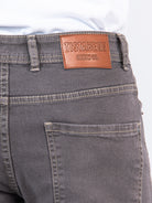 Stone grey denim jeans