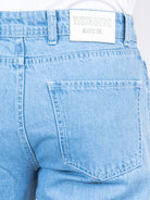straight fit denim jeans