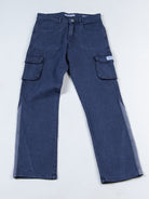 navy blue denim jeans