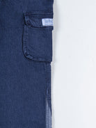 navy blue denim jeans