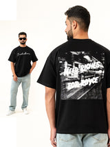 Need Riches For Royce Puff Print Oversized T-Shirt