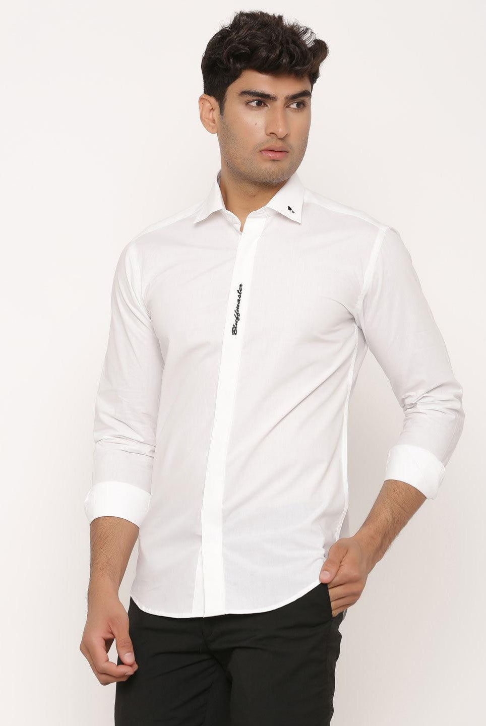 white shirt for men
