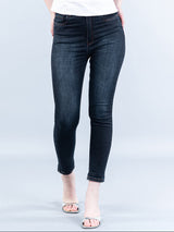 Classic Dark Blue Skinny Fit Jeans For Women