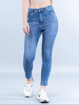 Light Blue Skinny Fit Jeans For Women
