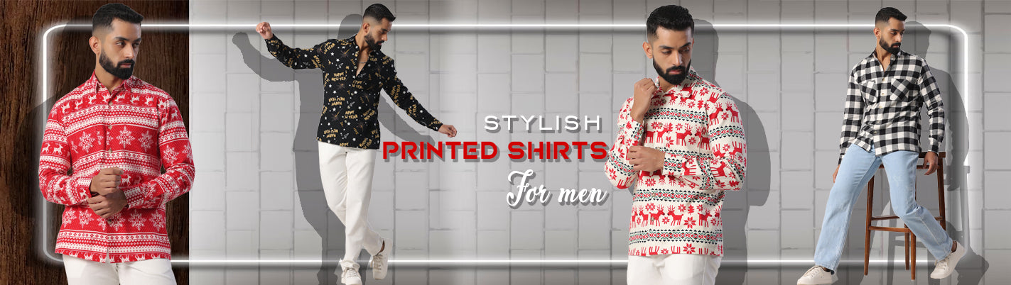 stylish printed shirts for men