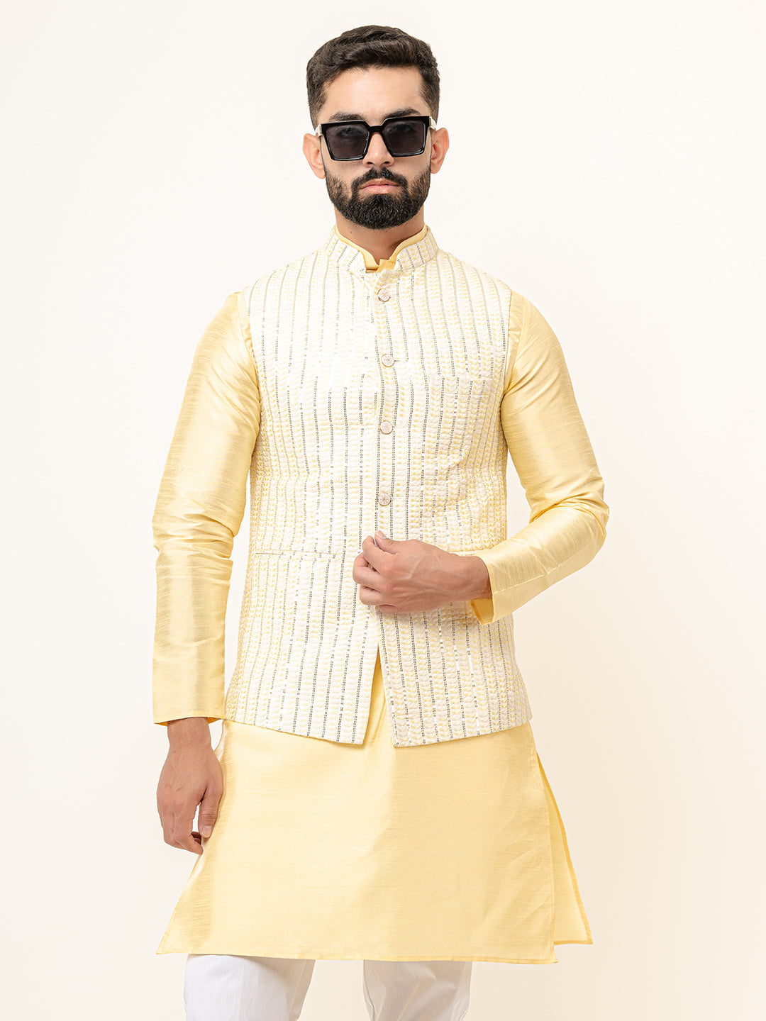 Half Jacket Kurta Set