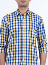 Pink check shirt