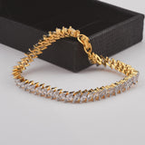 Classic Link Two Tone Plated Bracelet