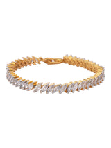 Classic Link Two Tone Plated Bracelet