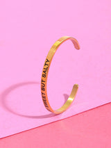 18 K Gold Plated Sweet But Salty Bracelet