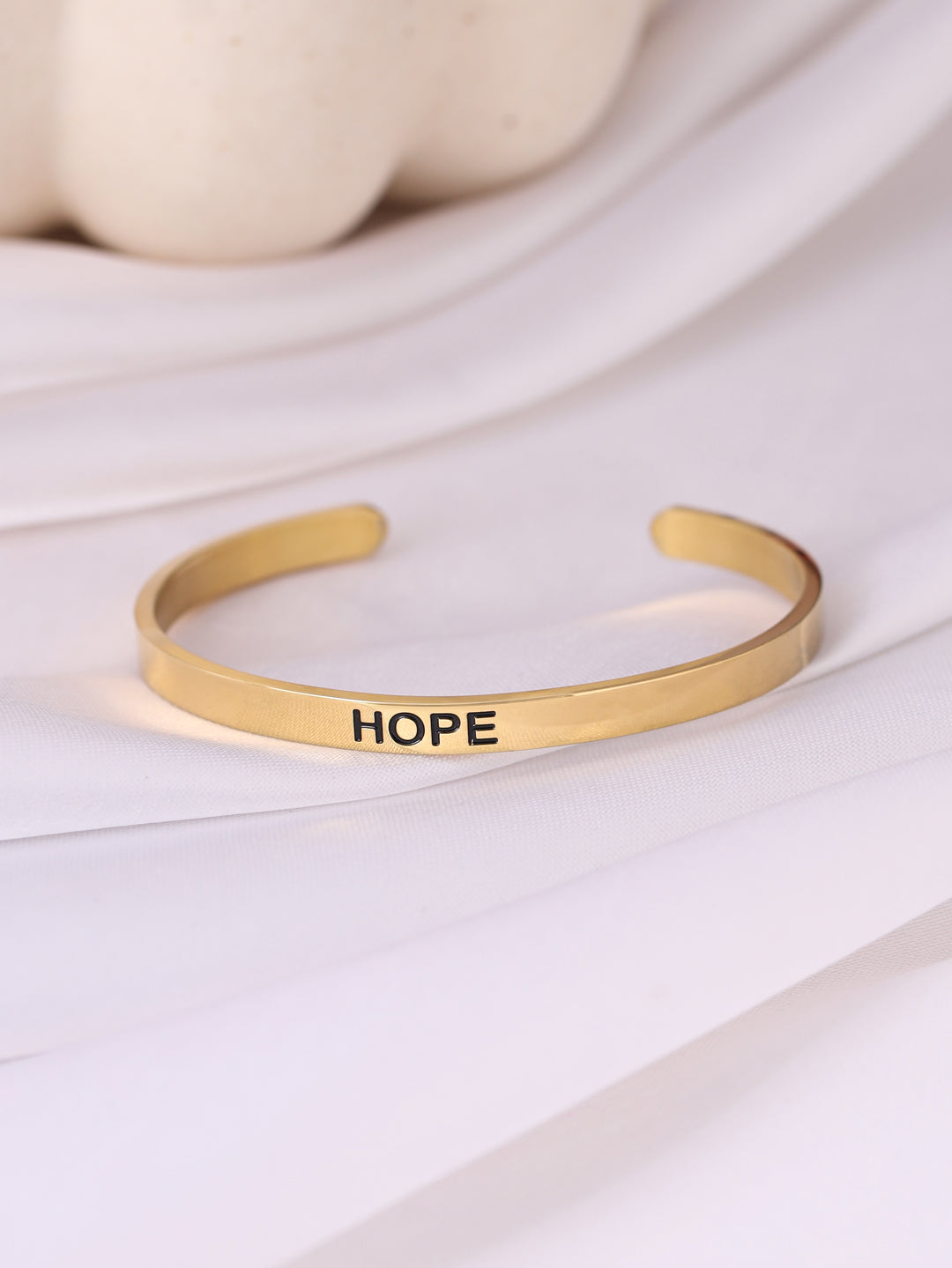 18 K Gold Plated Hope Bracelet