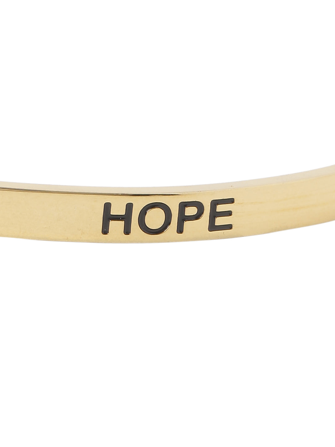 18 K Gold Plated Hope Bracelet