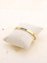 18 K Gold Plated Inspire Bracelet