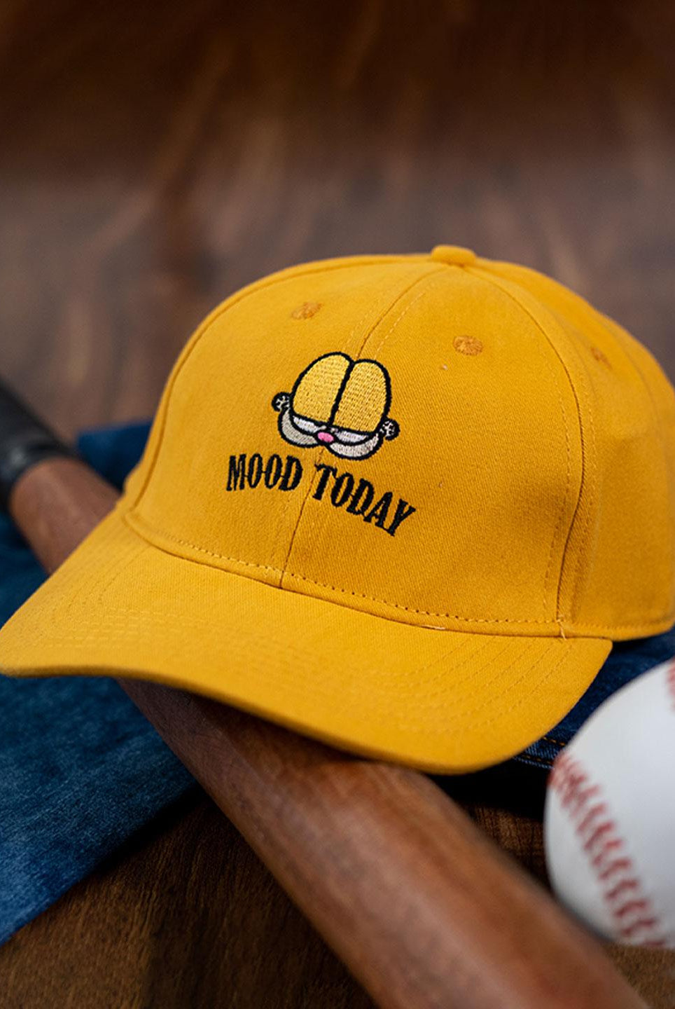 Mood Today Yellow Free Size Unisex Baseball Caps - Tistabene