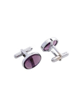 Classic Colored Stones Bullet Back Cufflink