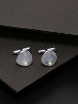 Classic Colored Stones Bullet Back Cufflink