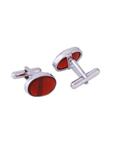 Classic Colored Stones Bullet Back Cufflink