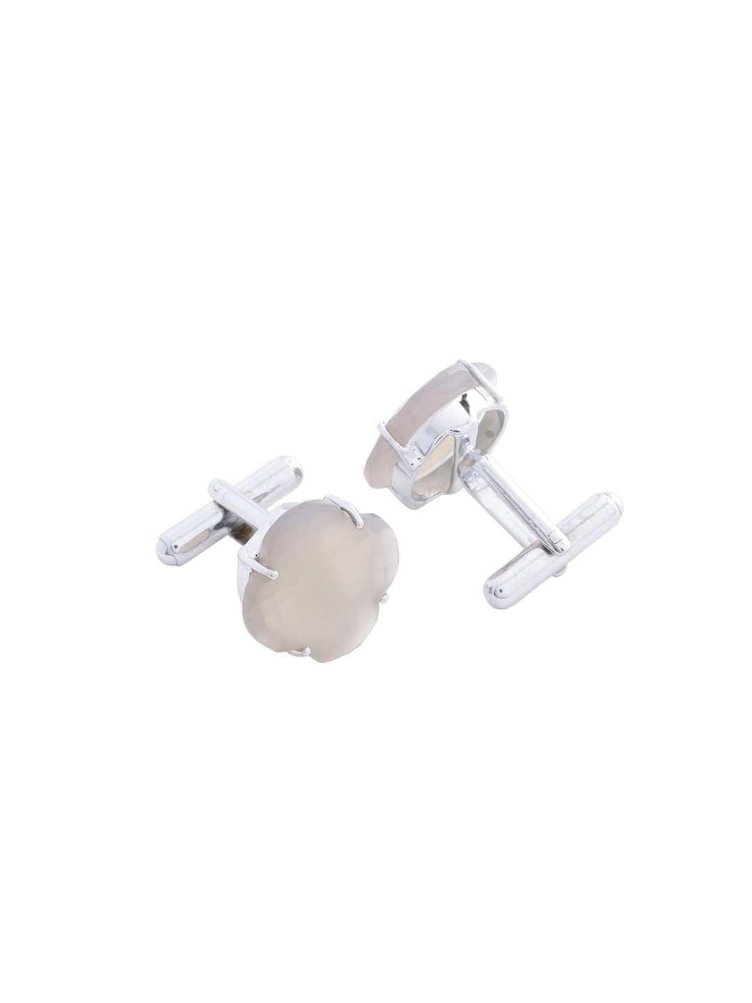 Classic Colored Stones Bullet Back Cufflink