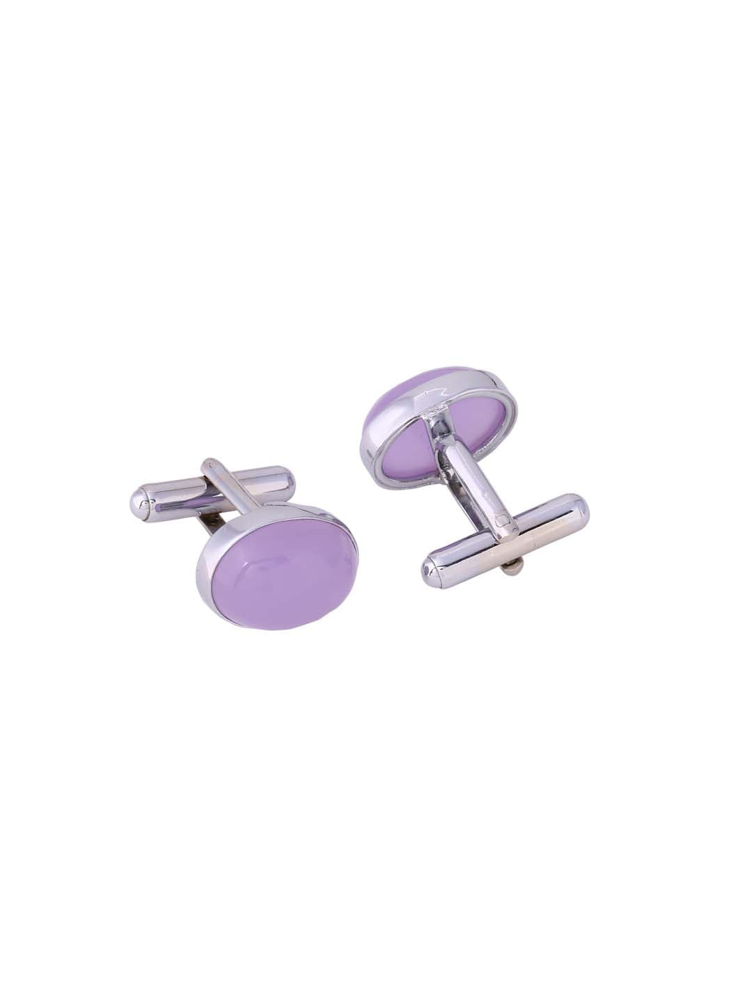 Classic Colored Stones Bullet Back Cufflink