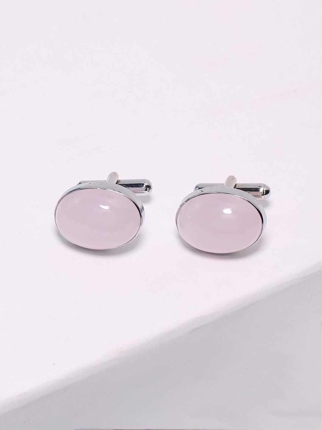 Classic Colored Stones Bullet Back Cufflink