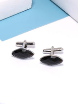 Classic Colored Stones Bullet Back Cufflink
