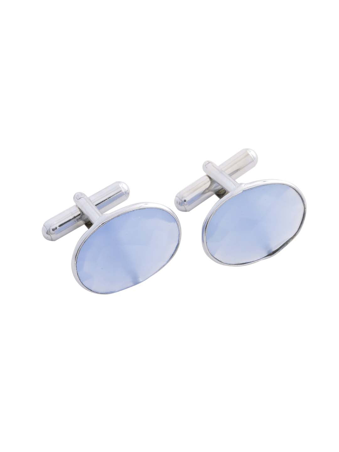 Classic Colored Stones Bullet Back Cufflink