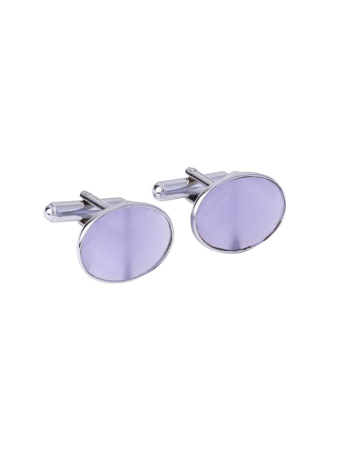 Classic Colored Stones Bullet Back Cufflink