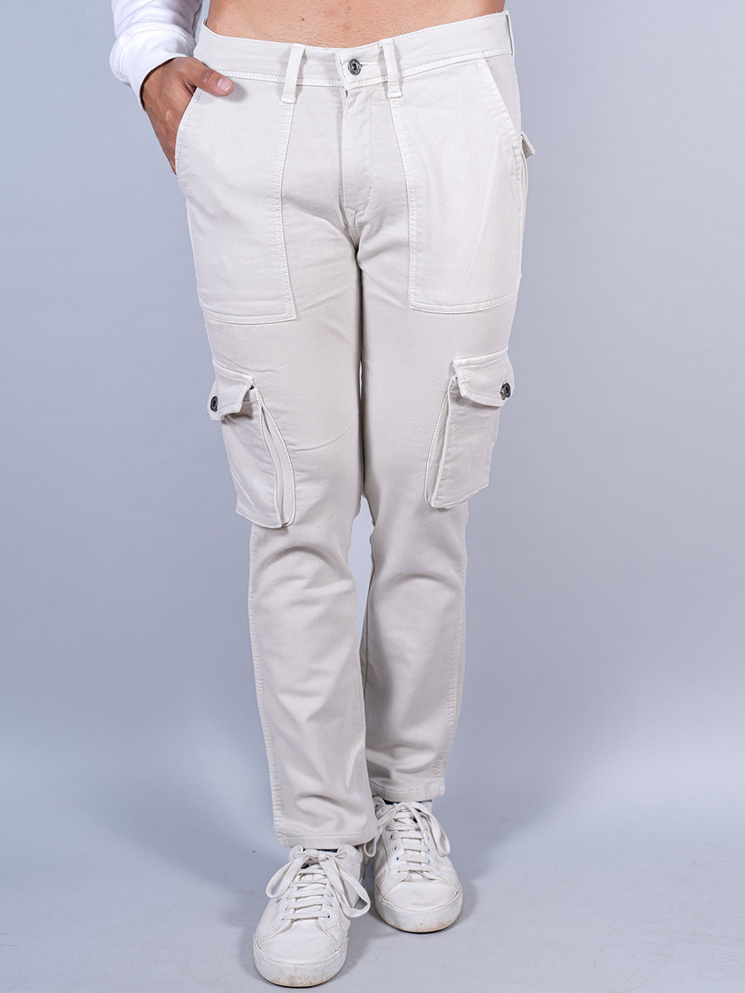 Juebong Men Cargo Pants with Multi-Pocket Cargo Men's Relaxed Pants Trousers  Drawstring Solid Cargo Pants Big & Tall,Beige,M - Walmart.com