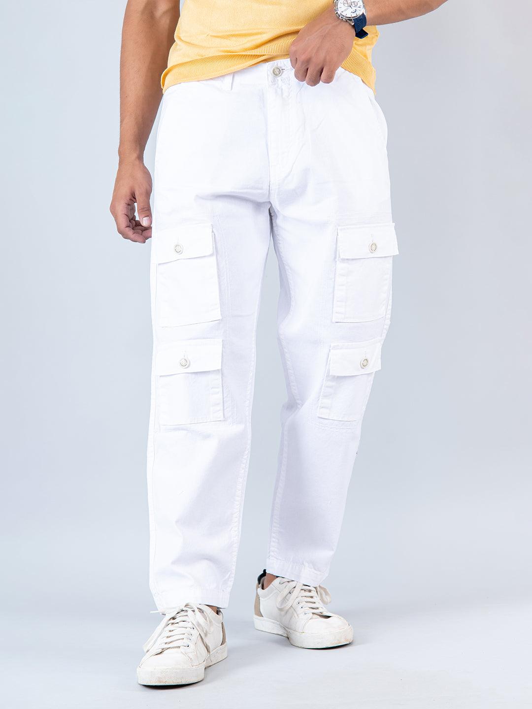 Off-White NIKE X OFF-WHITE Cotton Blend Cargo Pants with Drawstring men -  Glamood Outlet