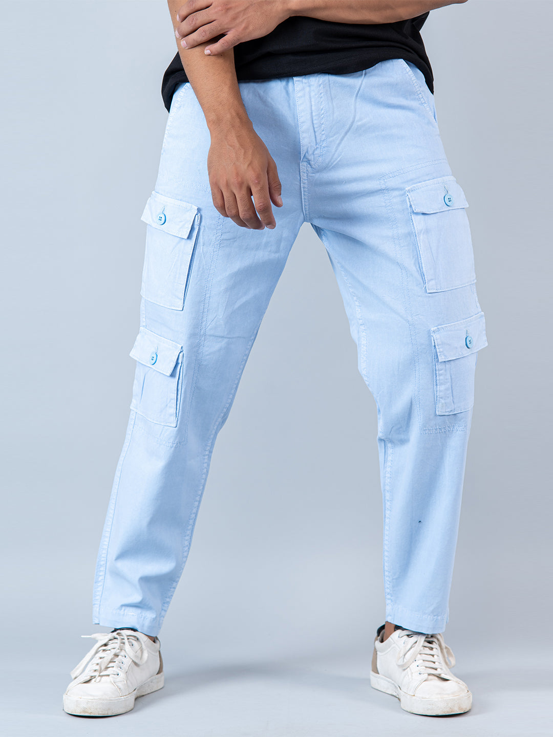 Buy Sky Blue Trousers & Pants for Men by UNITED COLORS OF BENETTON Online |  Ajio.com