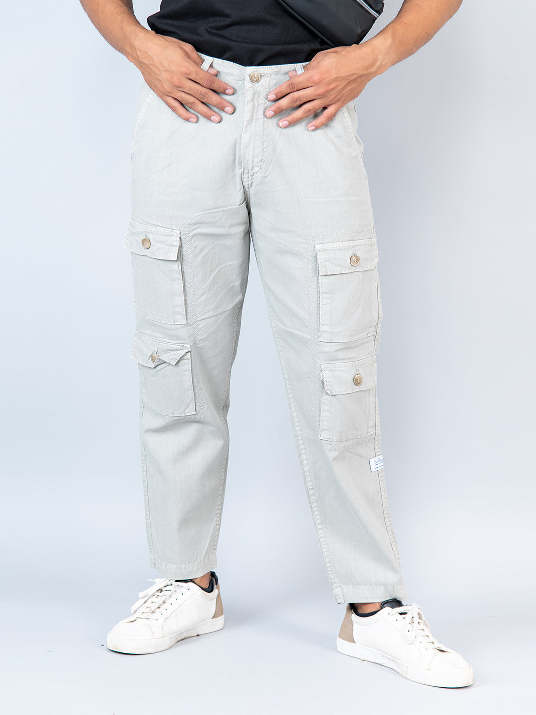 Men Baggy Pants Loose Cargo Trouser Hip Hop Pocket Dance Casual Big Size  Fashion | eBay