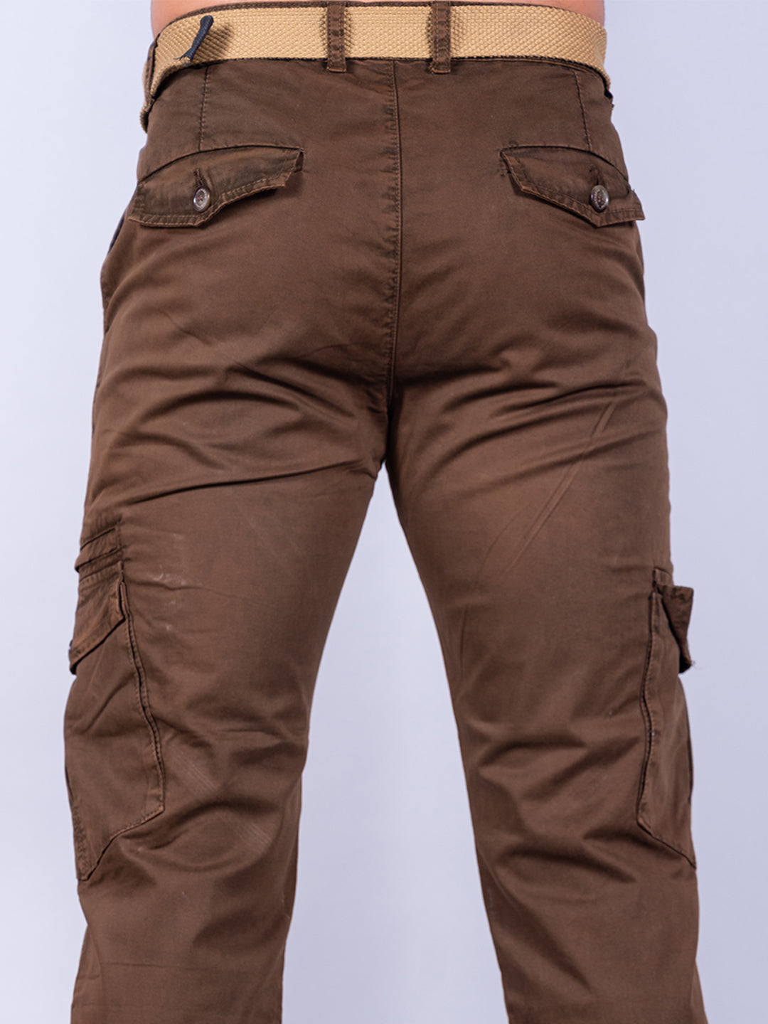 TRGPSG Men's Cargo Pants with Multi Pockets Outdoor Cotton Work Pants(No  Belt),Khaki 29 - Walmart.com