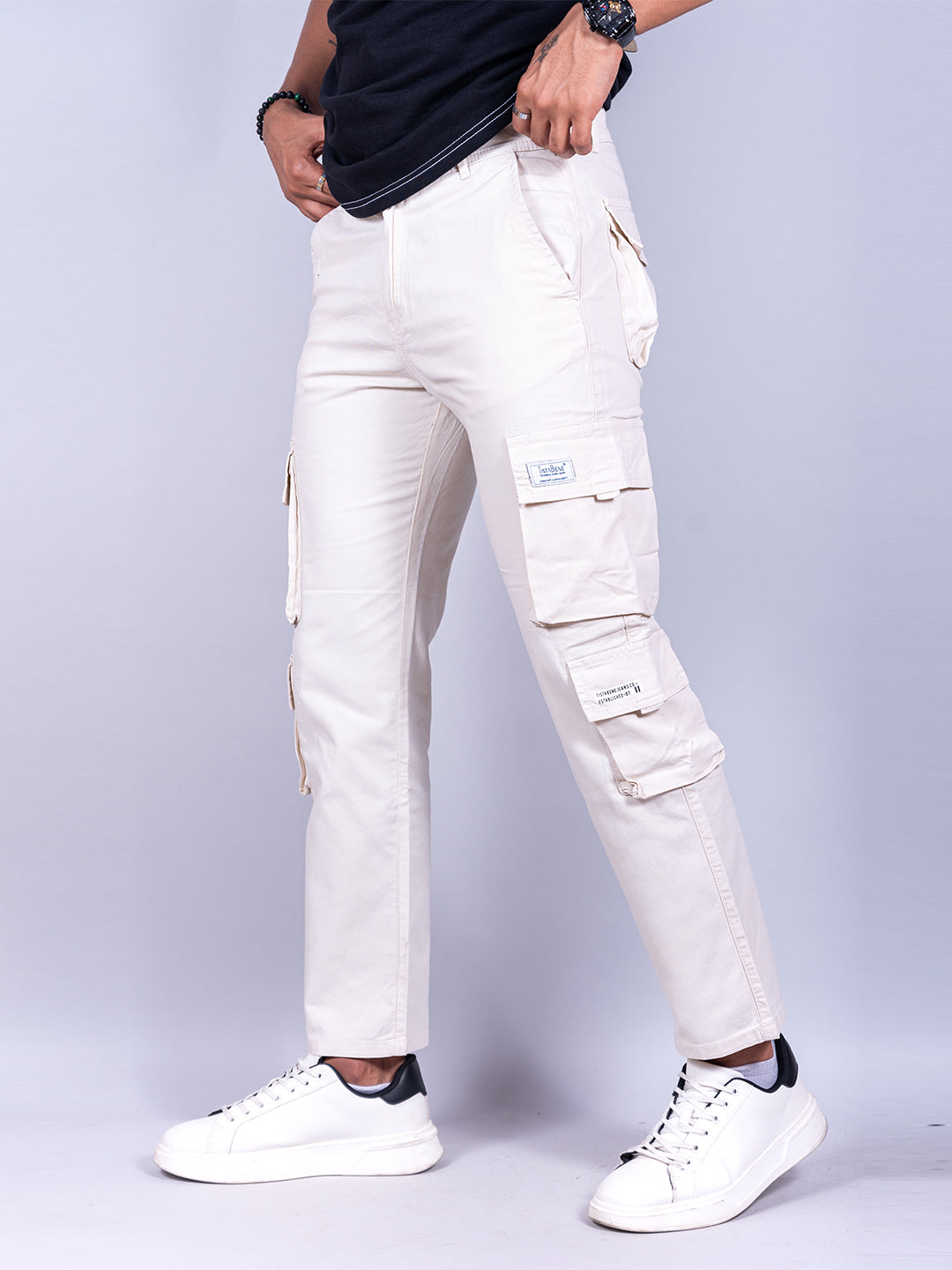 Cream Bondi Cropped Pant | Men's Pants | La Haute – la haute couture