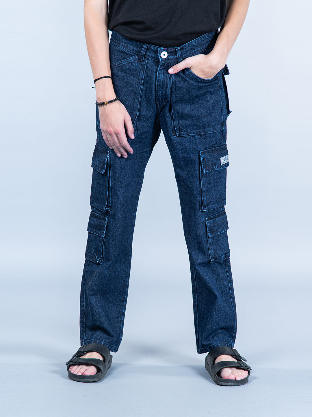 Men Jeans Cargo Pants Casual Denim Trousers Multi Pocket Jeans Men Pencil  Pants Side Pockets Cargo - China Overalls Jeans and Casual Jeans price |  Made-in-China.com