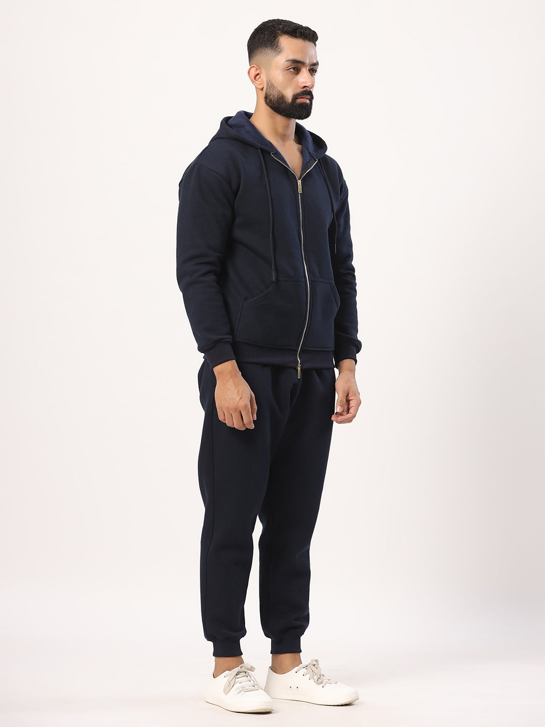 Navy Blue Tistabene Hoodie With Jogger Co-ord Set