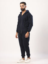 Navy Blue Tistabene Hoodie With Jogger Co-ord Set