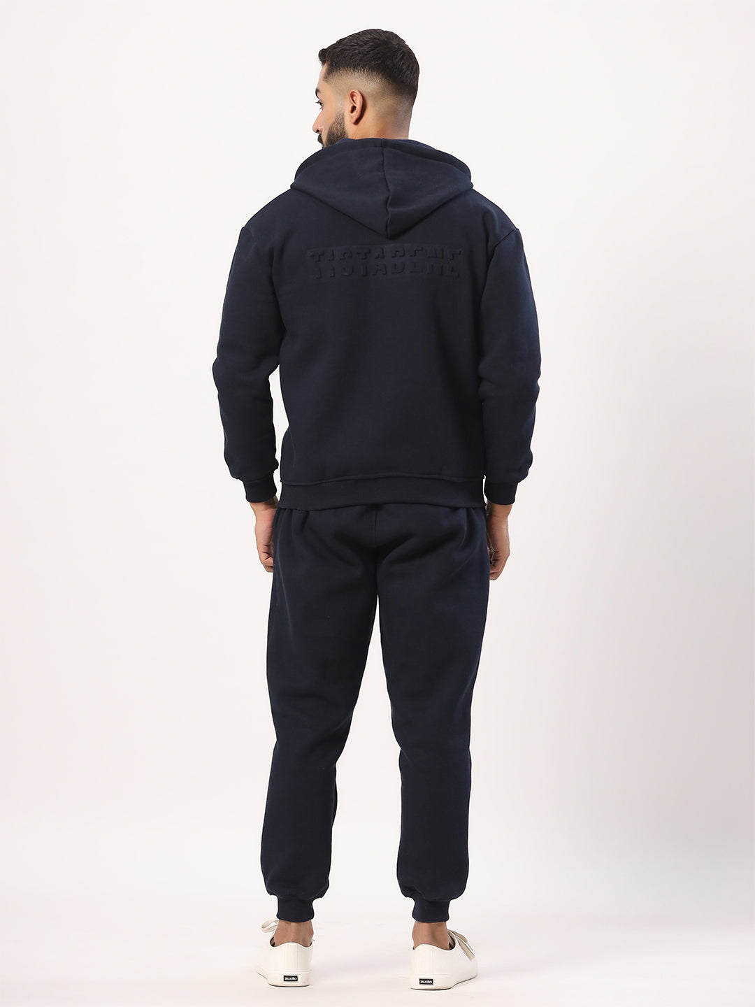 Navy Blue Tistabene Hoodie With Jogger Co-ord Set