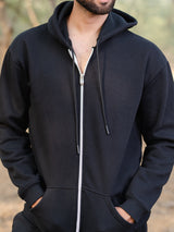 Black Hoodie With Jogger Co-ord Set