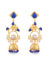 Floral Indo Western Jhumki Earring