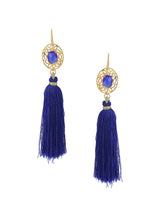 Contemporary Indo Western Colored Stone Dangler Earring
