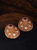 Floral Enamelled Stud Earring