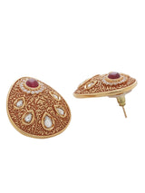 Floral Enamelled Stud Earring