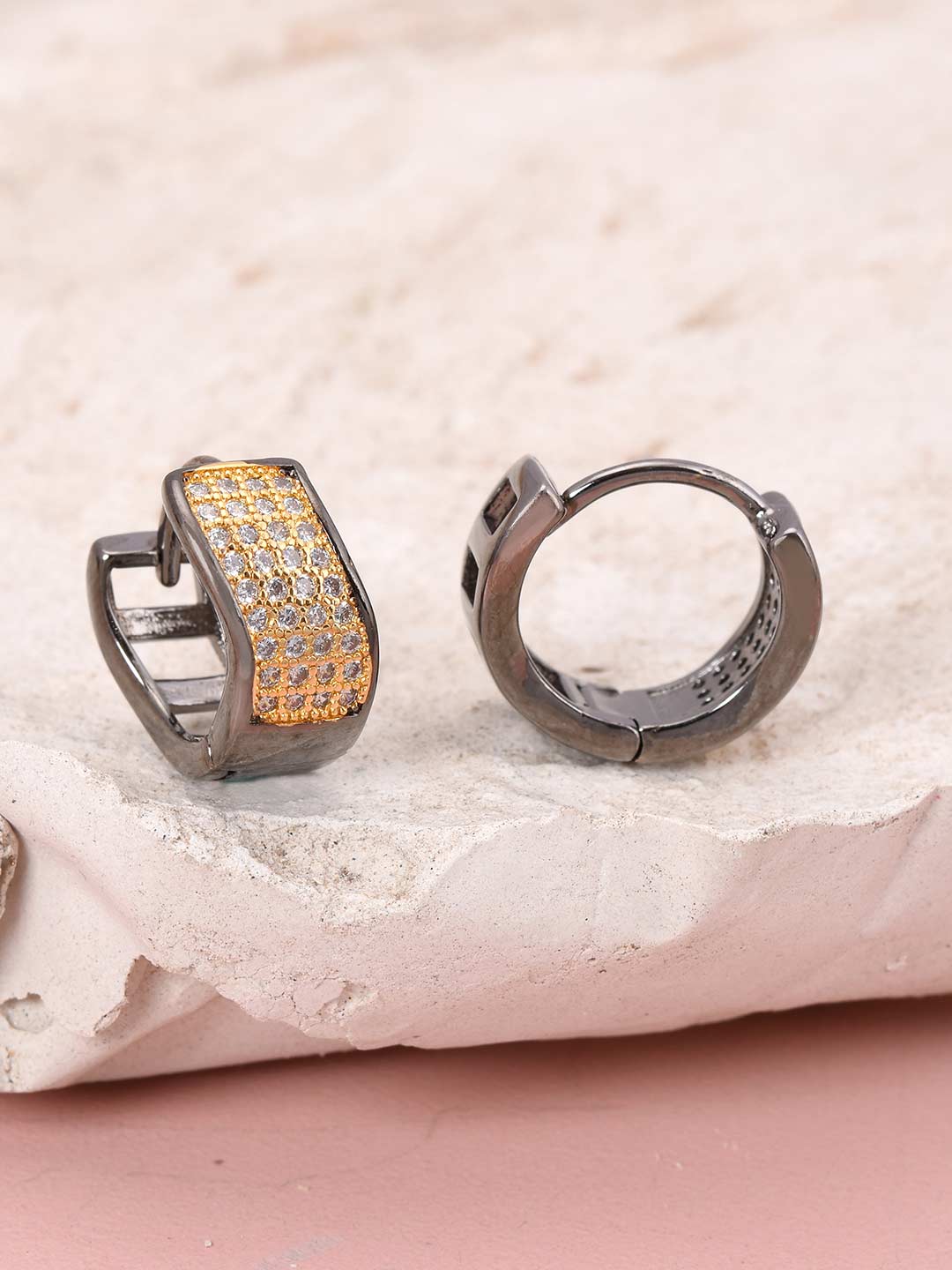 Classic Black Beauty Hoop Earring