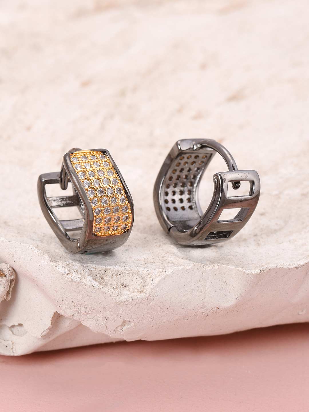 Classic Black Beauty Hoop Earring