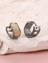 Classic Black Beauty Hoop Earring