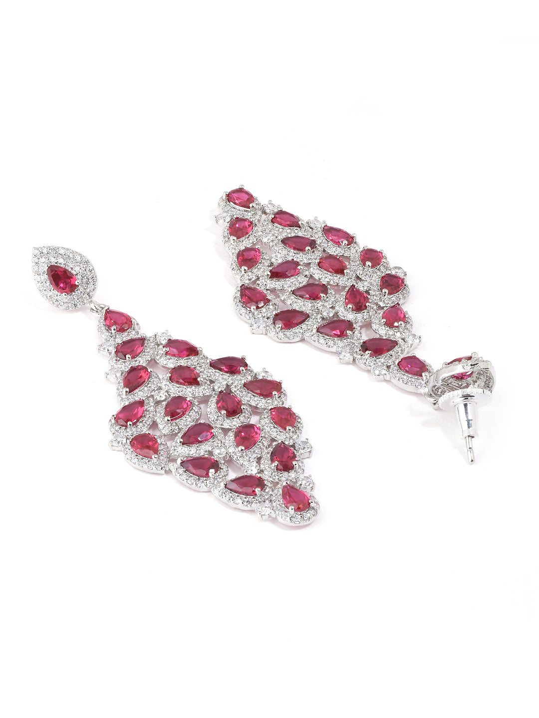 Contemporary Colored Stone Dangler Earring