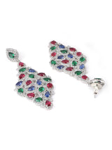 Contemporary Colored Stone Dangler Earring